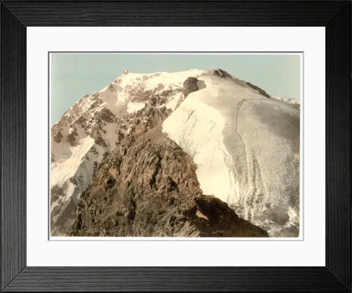 Framed Print : Ortler Group, from the Payerhutte, Tyrol, Austro-Hungary Framed Print : Ortler Group, from the Payerhutte, Tyrol, Austro-Hungary