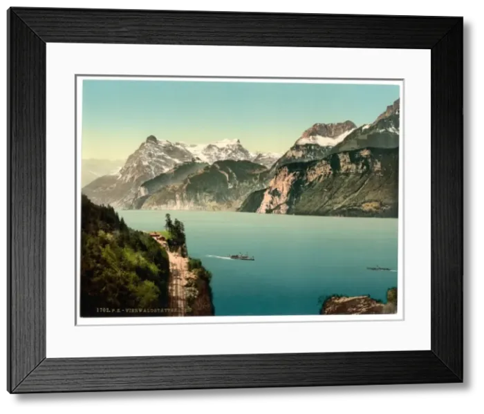 Framed Print : Rutli, and Urirothstock, (i. e. Urirotstock), Lake Lucerne Framed Print : Rutli, and Urirothstock, (i. e. Urirotstock), Lake Lucerne