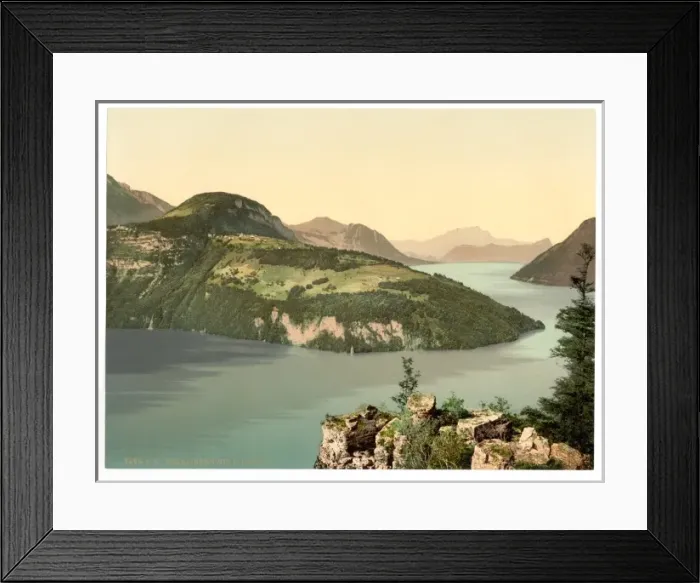 Framed Print : Seelisberg and Pilatus, Lake Lucerne, Switzerland Framed Print : Seelisberg and Pilatus, Lake Lucerne, Switzerland