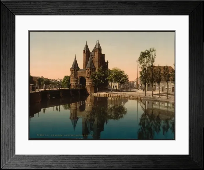 Framed Print : Amsterdam Gate, Haarlem, Holland Framed Print : Amsterdam Gate, Haarlem, Holland
