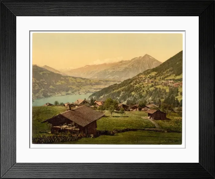 Framed Print : Saint Beatenberg and the Niesen, Bernese Oberland, Switzerla Framed Print : Saint Beatenberg and the Niesen, Bernese Oberland, Switzerla