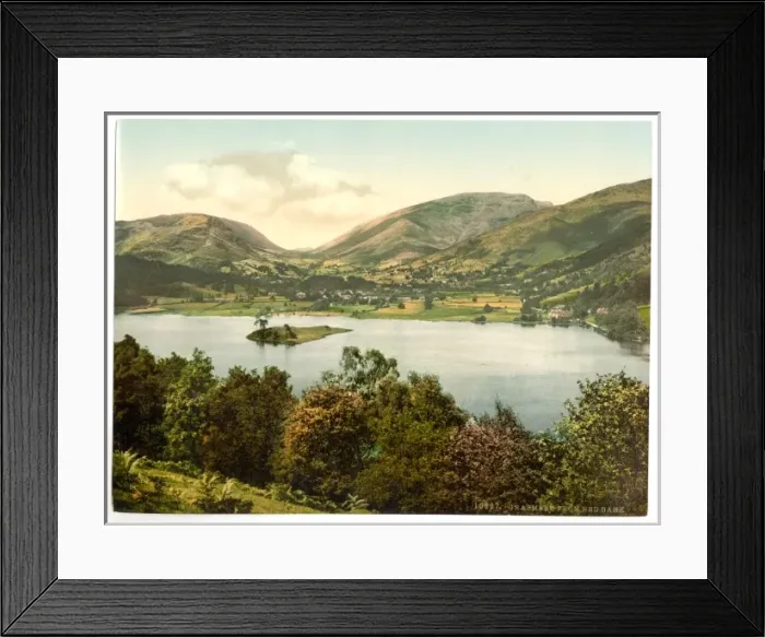 Framed Print : Grasmere, from Red Bank, Lake District, England Framed Print : Grasmere, from Red Bank, Lake District, England