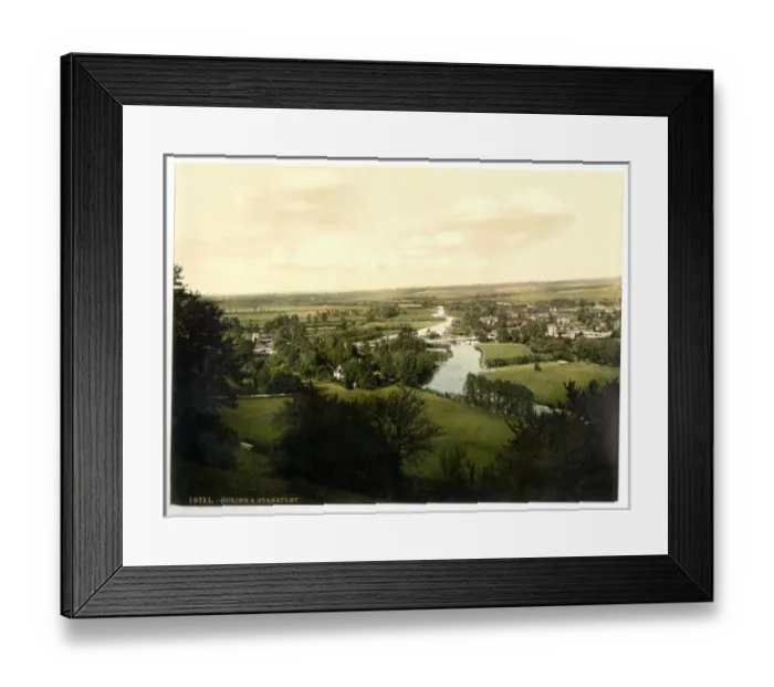 Framed Print : Goring and Streatley, London and suburbs, England Framed Print : Goring and Streatley, London and suburbs, England