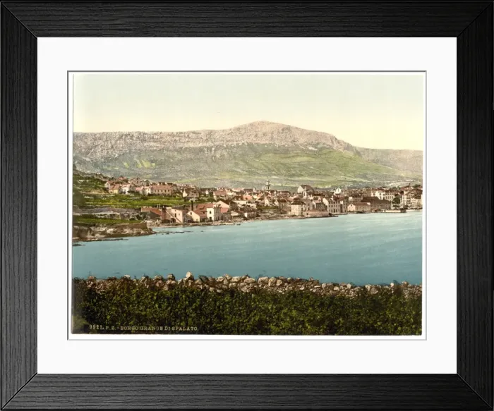 Framed Print : Trau, general view, Dalmatia, Austro-Hungary Framed Print : Trau, general view, Dalmatia, Austro-Hungary
