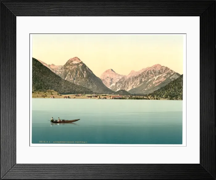 Framed Print : Achensee, towards Pertisau, Tyrol, Austro-Hungary Framed Print : Achensee, towards Pertisau, Tyrol, Austro-Hungary