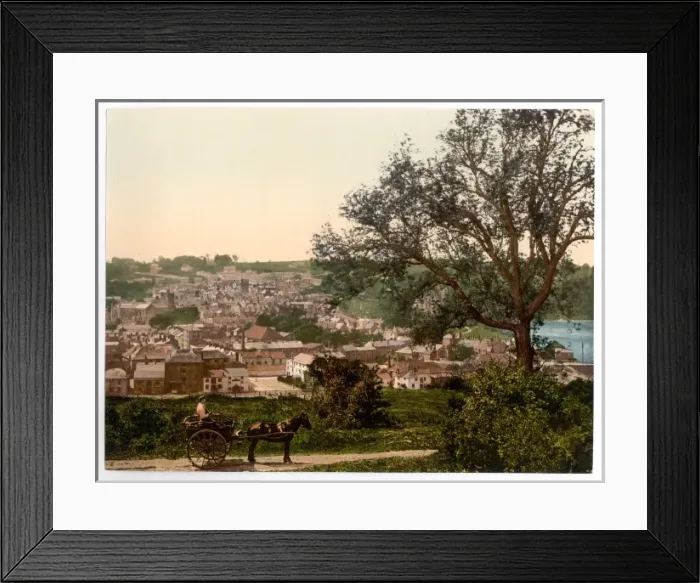 Framed Print : General view, I, Chepstow, England Framed Print : General view, I, Chepstow, England