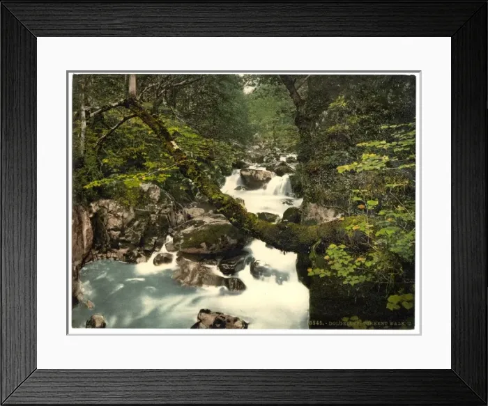 Framed Print : Torrent Walk II, Dolgelly (i. e. Dolgellau), Wales Framed Print : Torrent Walk II, Dolgelly (i. e. Dolgellau), Wales