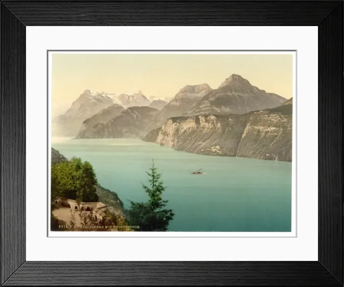 Framed Print : Seelisberg and Bauen, Lake Lucerne, Switzerland Framed Print : Seelisberg and Bauen, Lake Lucerne, Switzerland