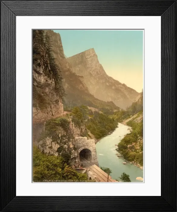Framed Print : Hochstegtunnel and Planspitze, Austro-Hungary Framed Print : Hochstegtunnel and Planspitze, Austro-Hungary