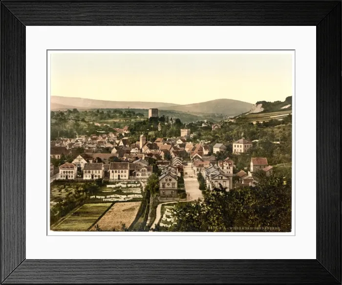 Framed Print : Sonnenberg, Wiesbaden, Hesse-Nassau, Germany Framed Print : Sonnenberg, Wiesbaden, Hesse-Nassau, Germany