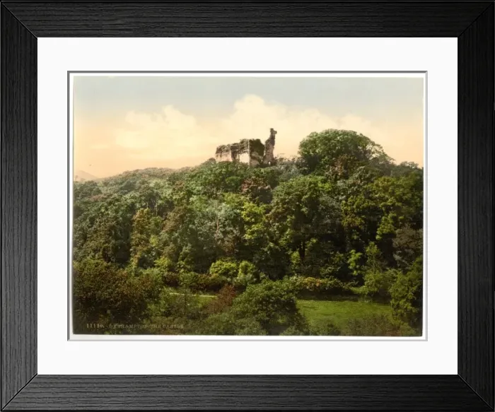 Framed Print : The castle, Okehampton, England Framed Print : The castle, Okehampton, England