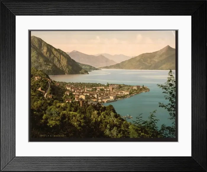Framed Print : Menaggio, general view, Lake Como, Italy Framed Print : Menaggio, general view, Lake Como, Italy