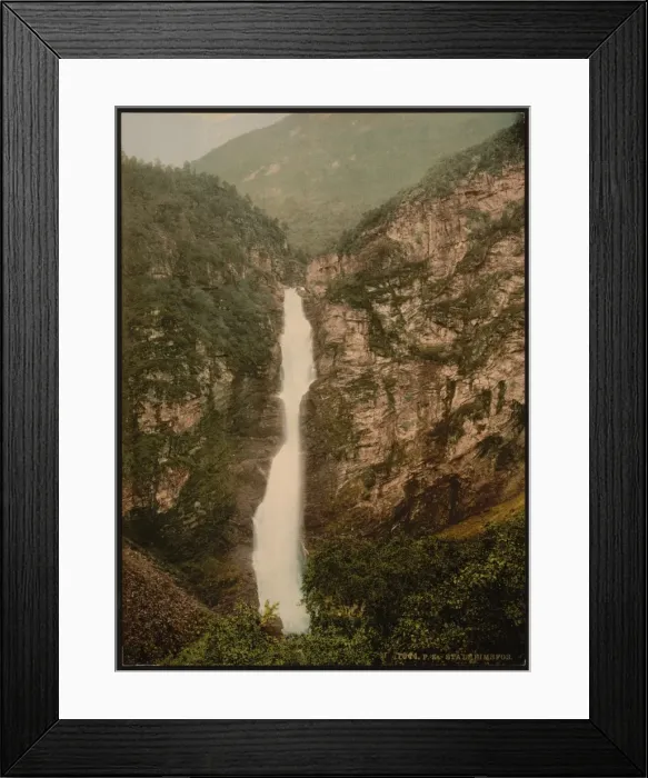 Framed Print : Stalheimsfos Norway Framed Print : Stalheimsfos Norway