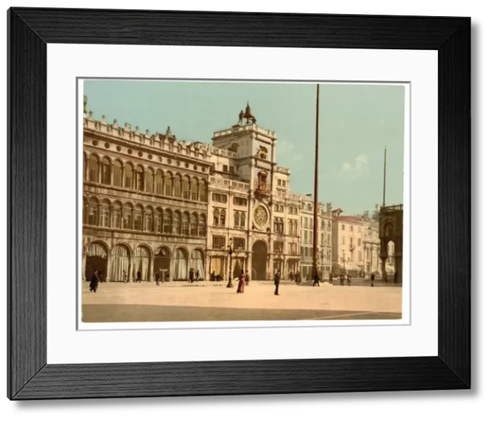 Framed Print : Clock tower (torre dell Orologio), Piazzetta di San Marco, V Framed Print : Clock tower (torre dell Orologio), Piazzetta di San Marco, V