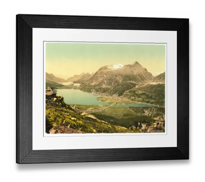 Framed Print : Upper Engadine, Silvaplana, IV. Grisons, Switzerland Framed Print : Upper Engadine, Silvaplana, IV. Grisons, Switzerland