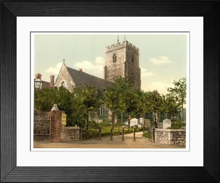 Framed Print : St. Marys Church, Folkestone, England Framed Print : St. Marys Church, Folkestone, England