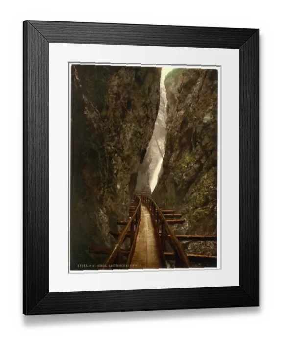 Framed Print : Leutaschklamm I, Upper Bavaria, Germany Framed Print : Leutaschklamm I, Upper Bavaria, Germany