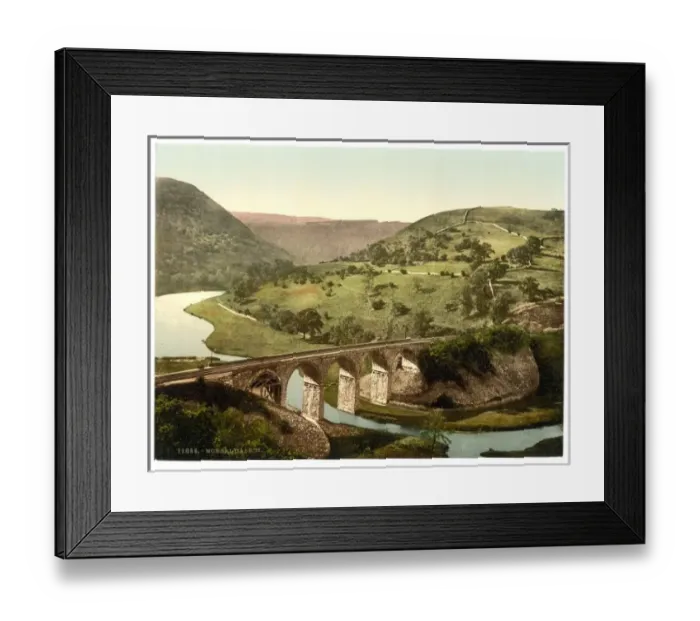 Framed Print : Monsal Dale II. Derbyshire, England