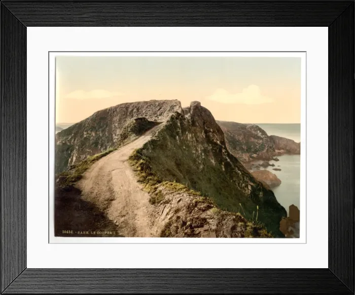 Framed Print : Sark, the Coupee, Channel Islands, England Framed Print : Sark, the Coupee, Channel Islands, England