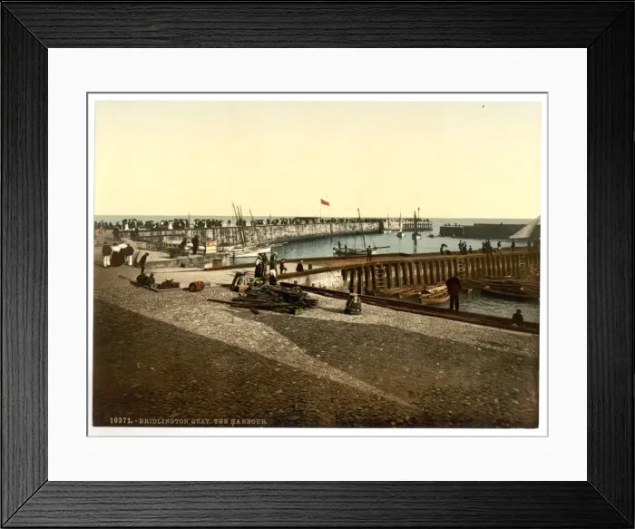 Framed Print : Bridlington, the harbor, Yorkshire, England Framed Print : Bridlington, the harbor, Yorkshire, England