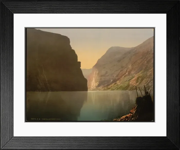 Framed Print : Praekestolen (i. e. Preikestolen), Geiranger Fjord, Norway Framed Print : Praekestolen (i. e. Preikestolen), Geiranger Fjord, Norway
