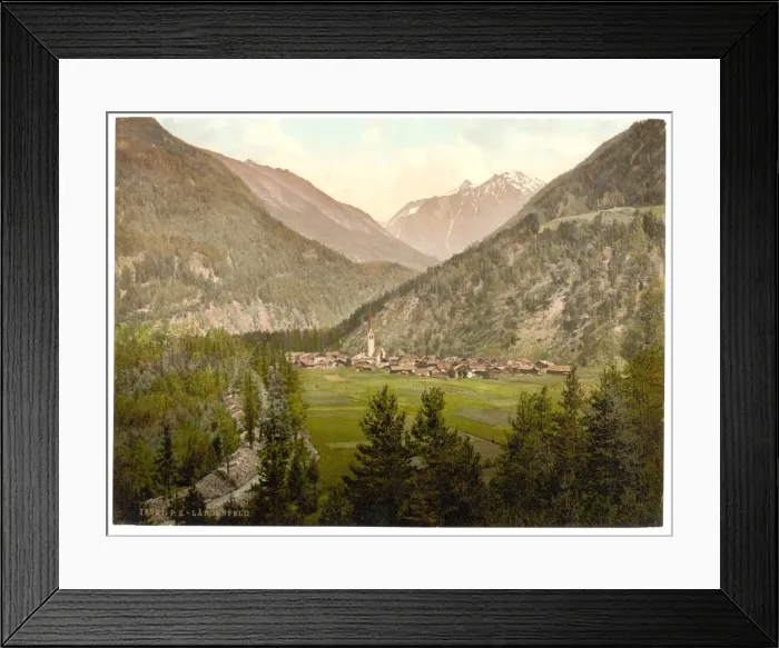 Framed Print : Langenfeld, general view, Tyrol, Austro-Hungary Framed Print : Langenfeld, general view, Tyrol, Austro-Hungary