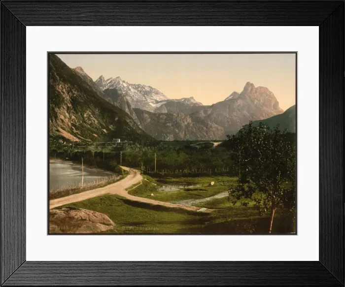 Framed Print : On the road from Veblungsnaes to Romsdal, Romsdalen, Norway Framed Print : On the road from Veblungsnaes to Romsdal, Romsdalen, Norway
