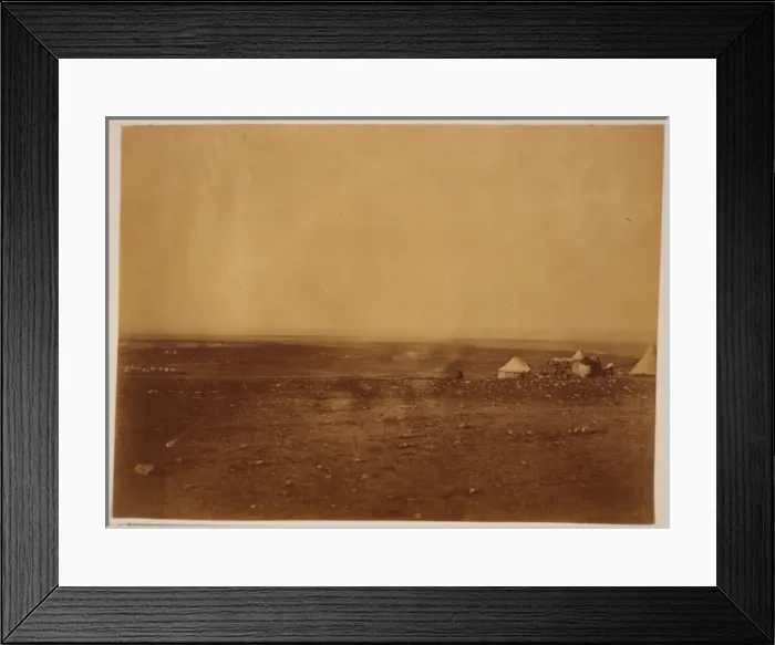 Framed Print : French left attack, Kamiesch in the distance - tents of Sir Framed Print : French left attack, Kamiesch in the distance - tents of Sir