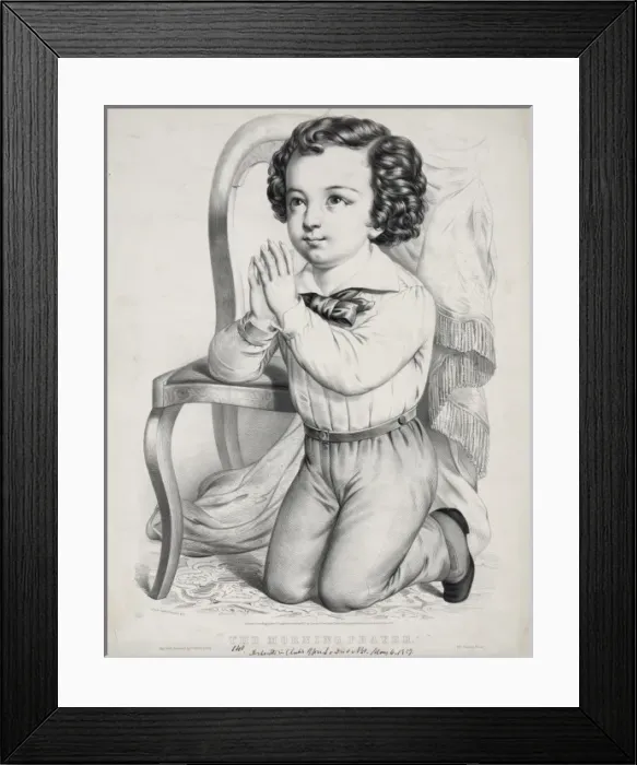 Framed Print : The morning prayer Framed Print : The morning prayer