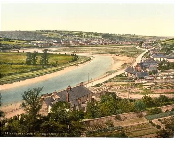 Wadebridge and River Carmel, Cornwall, England