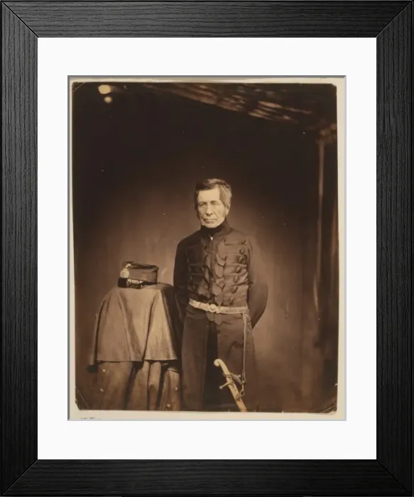 Framed Print : Lieutenant General Sir John Burgoyne GCB. Inspector General Framed Print : Lieutenant General Sir John Burgoyne GCB. Inspector General
