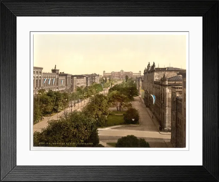 Framed Print : Maximilian Street, Munich, Bavaria, Germany Framed Print : Maximilian Street, Munich, Bavaria, Germany