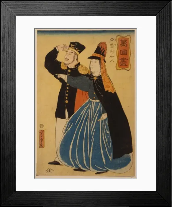 Framed Print : About foreign lands - Americans Framed Print : About foreign lands - Americans