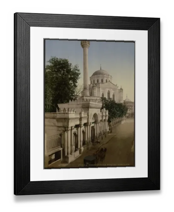 Framed Print : Pertevniyal Valide Sultan Camii, Aksaray, Constantinople, Tu Framed Print : Pertevniyal Valide Sultan Camii, Aksaray, Constantinople, Tu