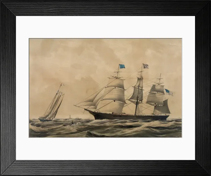 Framed Print : Hove to for a pilot Framed Print : Hove to for a pilot