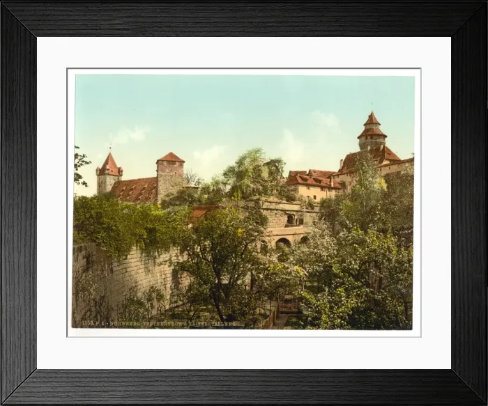 Framed Print : Vestnerthor (i. e. Vestner Tor), with imperial stables, Nurem Framed Print : Vestnerthor (i. e. Vestner Tor), with imperial stables, Nurem
