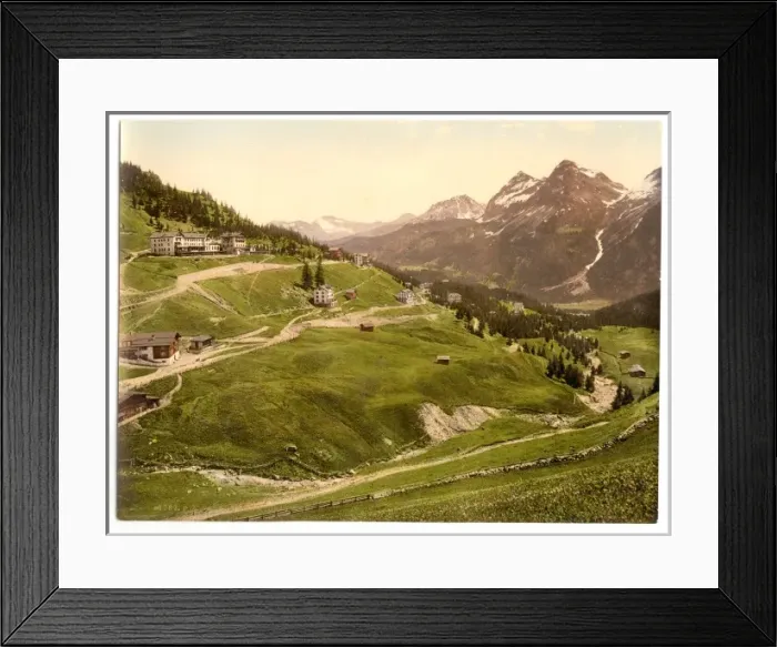 Framed Print : Arosa, general view, Grisons, Switzerland Framed Print : Arosa, general view, Grisons, Switzerland