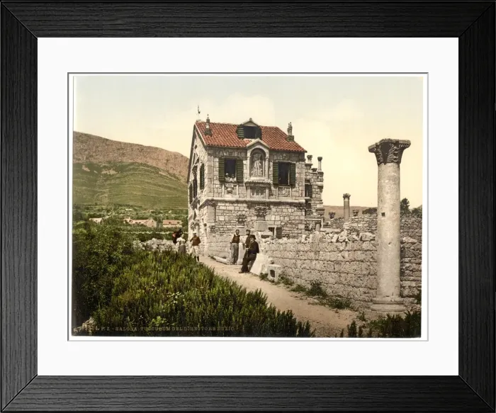 Framed Print : Salona, Tusculum of the Baltic Administrator, Dalmatia, Aust Framed Print : Salona, Tusculum of the Baltic Administrator, Dalmatia, Aust