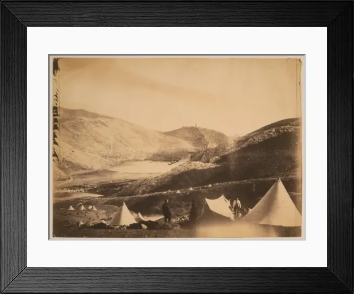 Framed Print : View of Balaklava from the top of Guards Hill Framed Print : View of Balaklava from the top of Guards Hill
