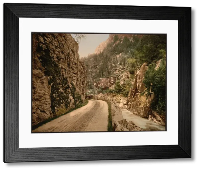 Framed Print : On the road between Voss & Stalheim Norway On the road betw Framed Print : On the road between Voss & Stalheim Norway On the road betw