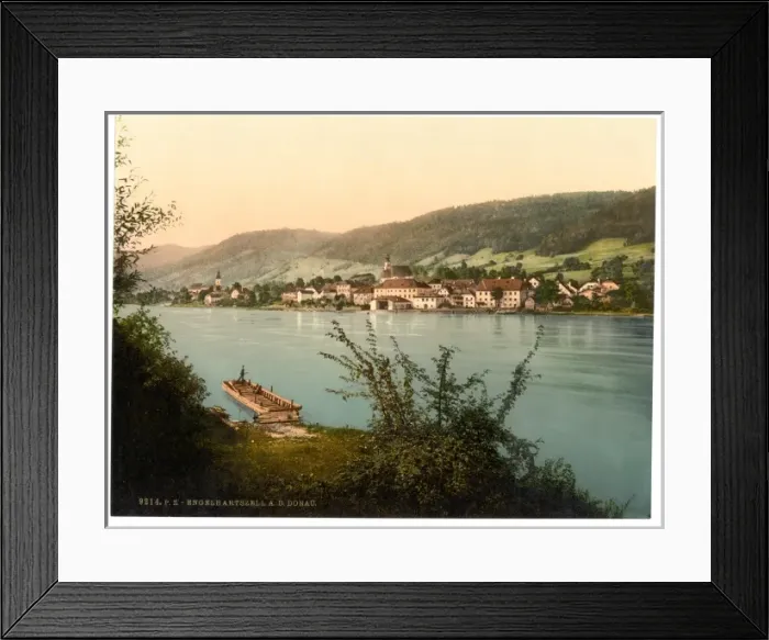 Framed Print : Engelhartzell (i. e. Engelhartszell), Upper Austria, Austro- Framed Print : Engelhartzell (i. e. Engelhartszell), Upper Austria, Austro-