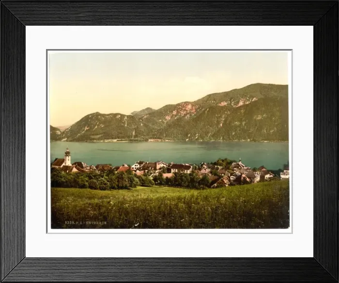 Framed Print : Unterach, I. Upper Austria, Austro-Hungary Framed Print : Unterach, I. Upper Austria, Austro-Hungary