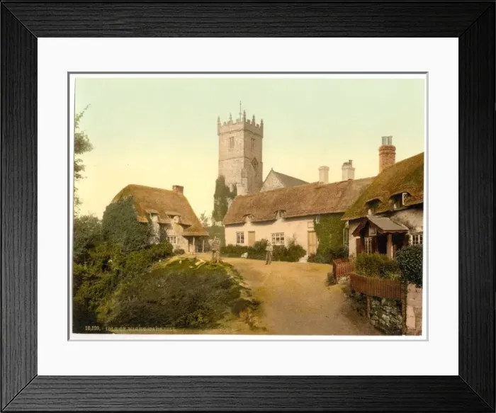Framed Print : Gadshill, Isle of Wight, England Framed Print : Gadshill, Isle of Wight, England