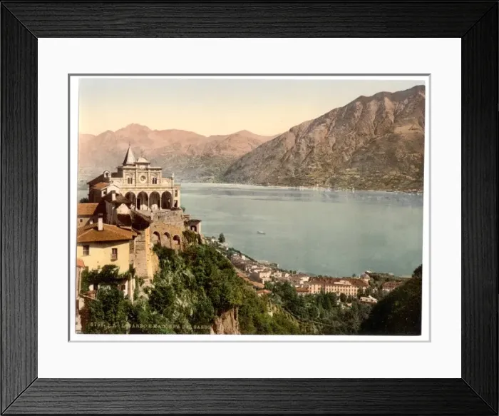 Framed Print : Locarno, Madonna del Sasso, Tessin, Switzerland Framed Print : Locarno, Madonna del Sasso, Tessin, Switzerland