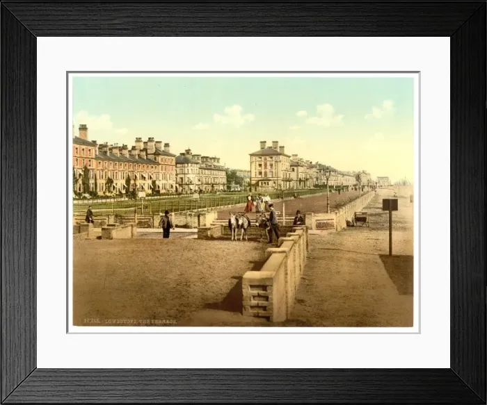 Framed Print : The terrace, Lowestoft, England Framed Print : The terrace, Lowestoft, England