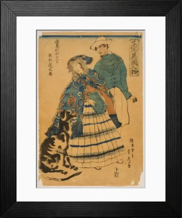 Framed Print : American lady playing accordion Framed Print : American lady playing accordion