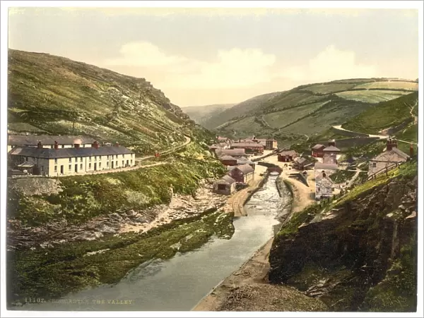Boscastle, the valley, Cornwall, England