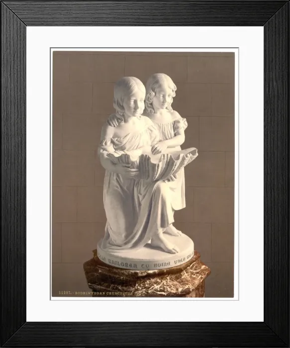 Framed Print : The Font, Boddelwyddan Church, Rhyl, Wales Framed Print : The Font, Boddelwyddan Church, Rhyl, Wales