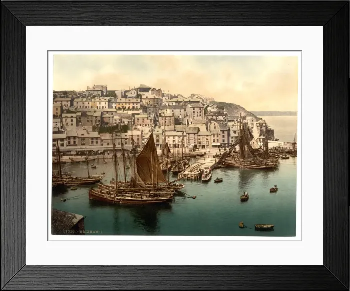 Framed Print : Brixham, England Framed Print : Brixham, England
