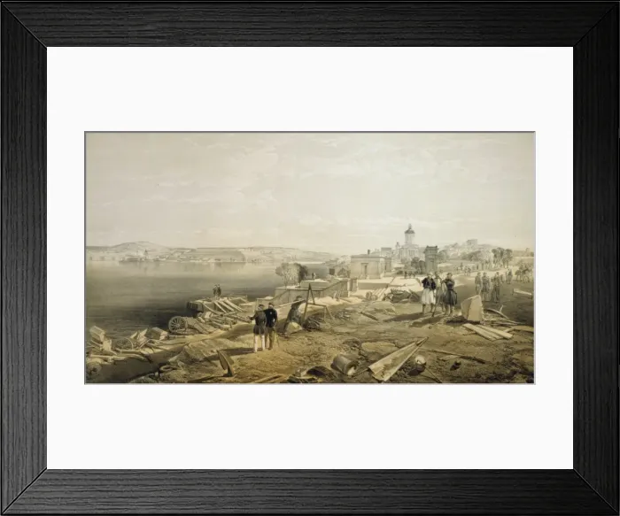 Framed Print : Sebastopol from the rear of Fort Nicholas, looking south Framed Print : Sebastopol from the rear of Fort Nicholas, looking south